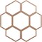 Ekena Millwork Florin Wood Fretwork Pierced Ceiling Medallion, Wood (Paint Grade), 38"OD x 13 3/8"ID x 3/8"T CMWP38X38X0375FOMF - alternate 1